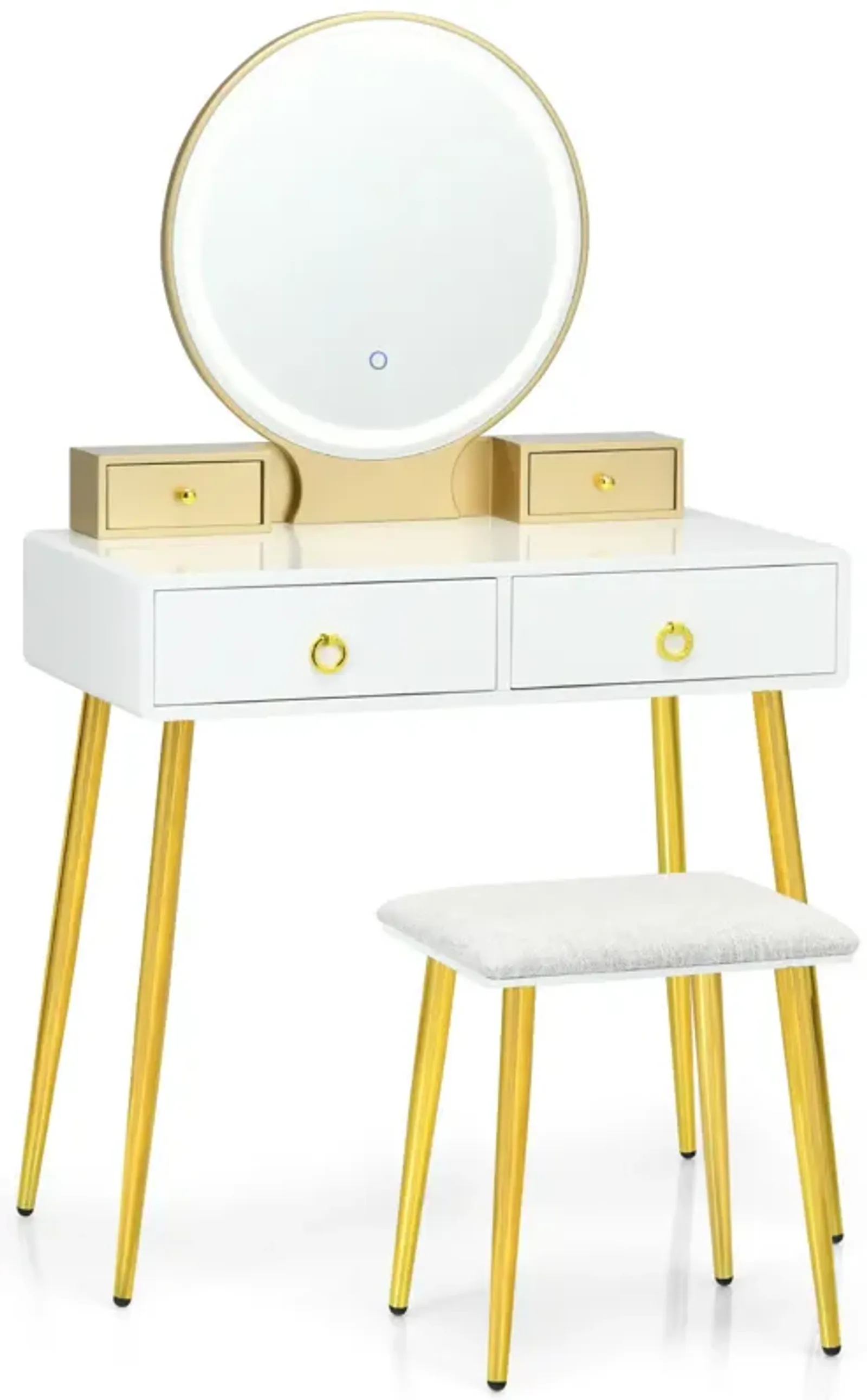 Vanity Table Set with Mirror