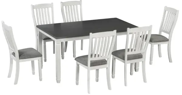 Merax 7-Piece Dining Table Chairs Set
