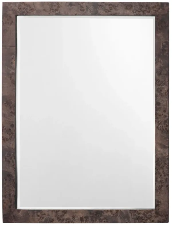 Chandler Charcoal Rectangle Wood Mirror