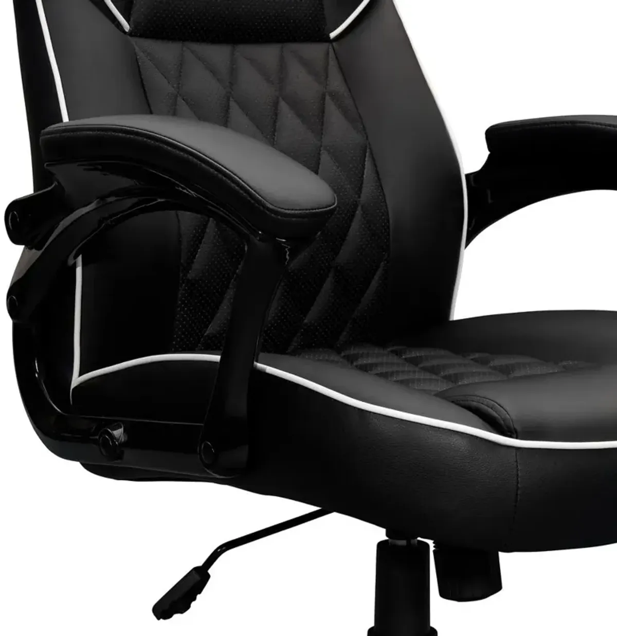 Techni Mobili High Back Executive Sport Race Office Chair. Color: Black