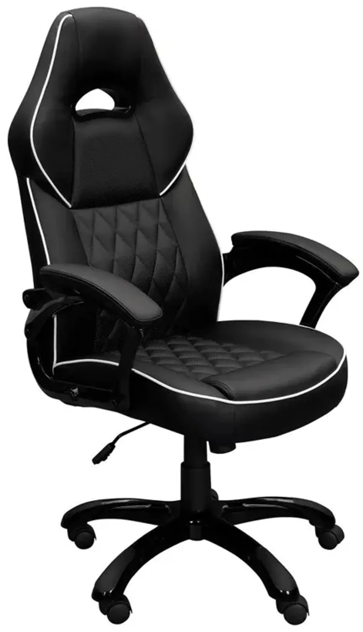 Techni Mobili High Back Executive Sport Race Office Chair. Color: Black