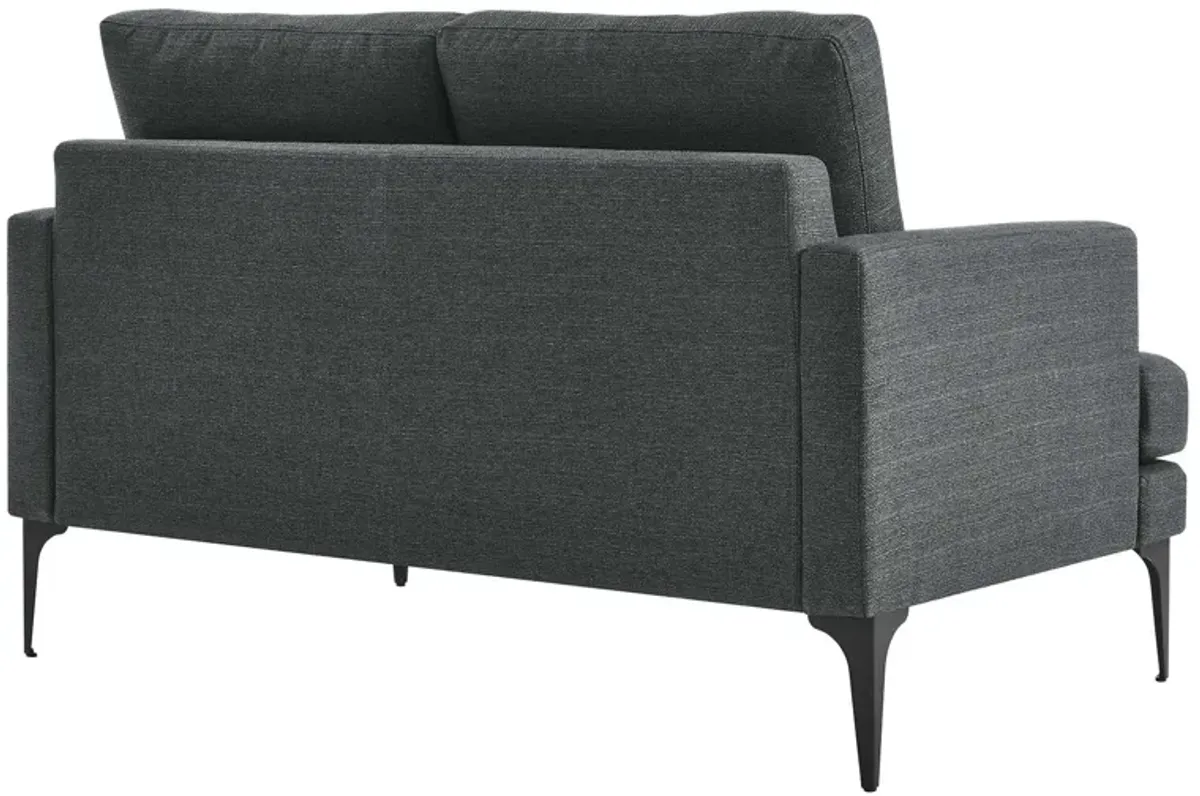 Evermore Upholstered Fabric Loveseat