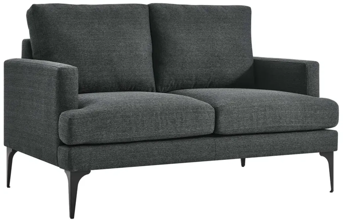 Evermore Upholstered Fabric Loveseat