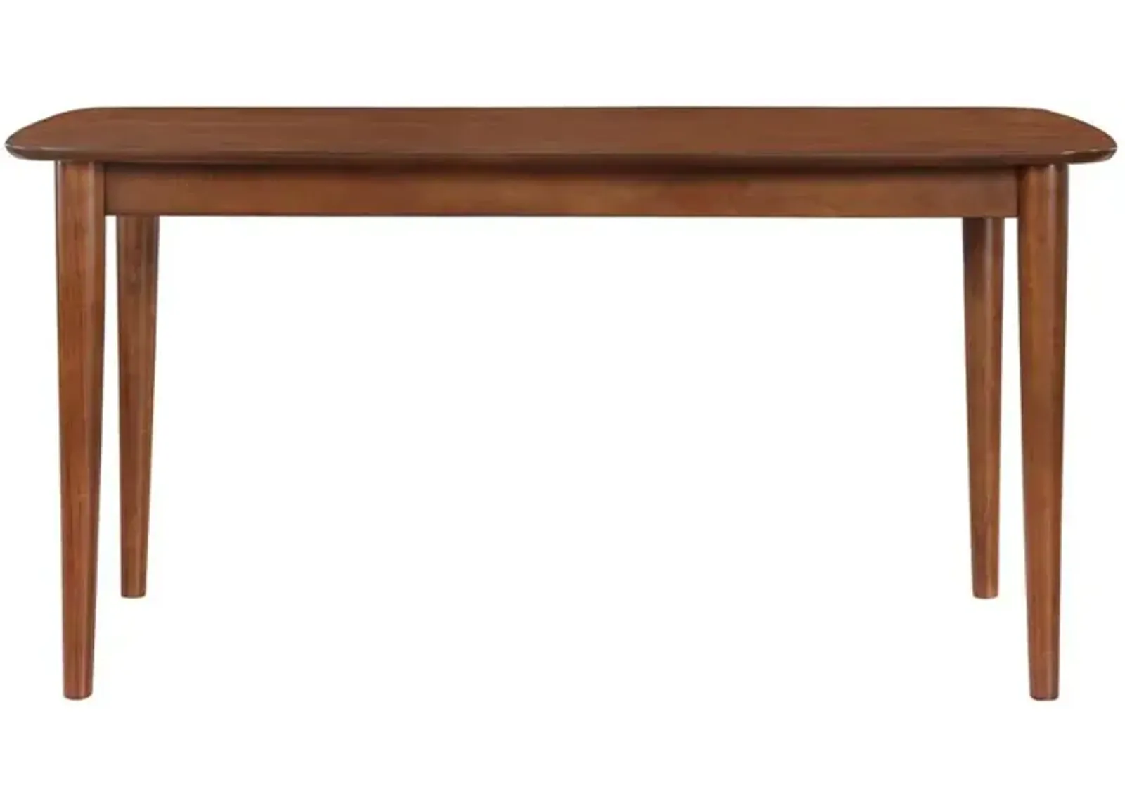 Bonito Walnut Finish Leg Dining Table