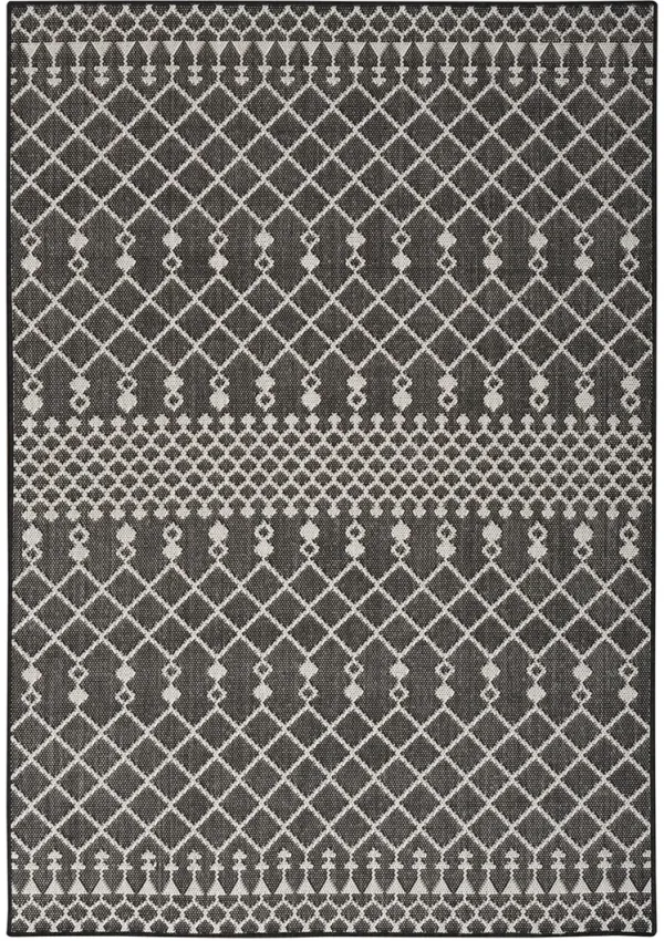 Positano POS02 Black 2' x 6' Rug