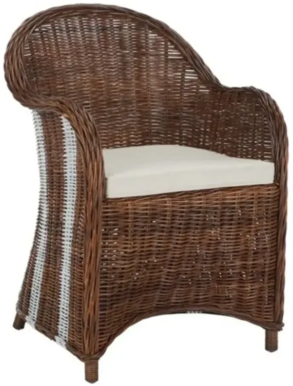 Belen Kox Coastal Chic Rattan Club Chair, Belen Kox