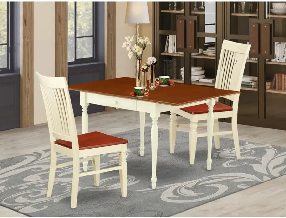 Dining Room Set Buttermilk & Cherry