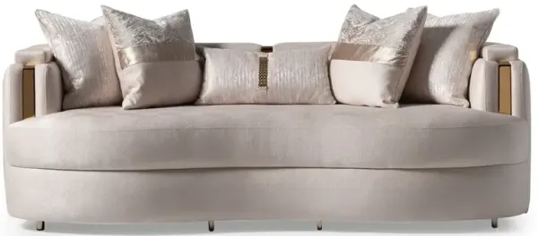 Michael Amini Carmela Sofa - Almond/Gold