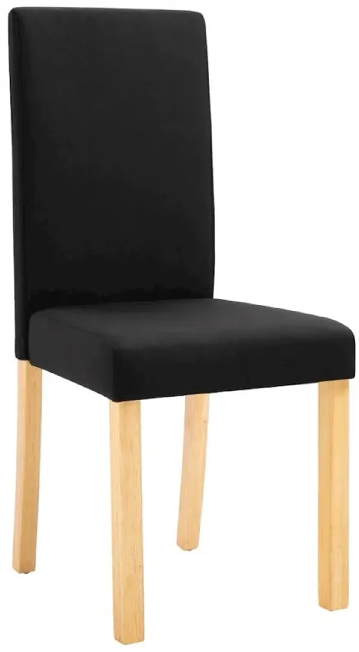 vidaXL Dining Chairs 2 pcs Black Fabric, 249226