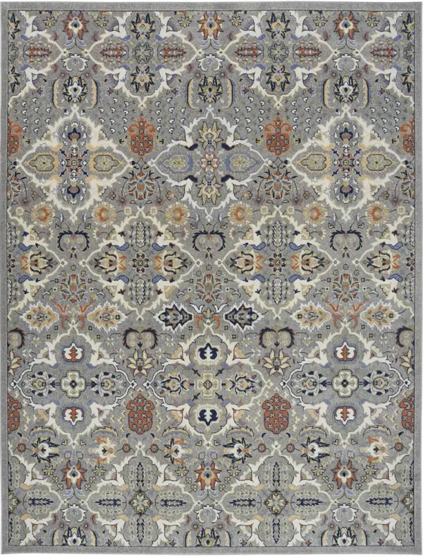 Allur ALR03 Gray 9' x 12' Rug