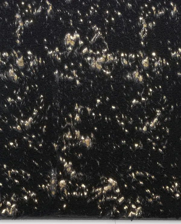 Cozy Shimmer CSH01 Black/Gold 7'9" x 9'9" Rug