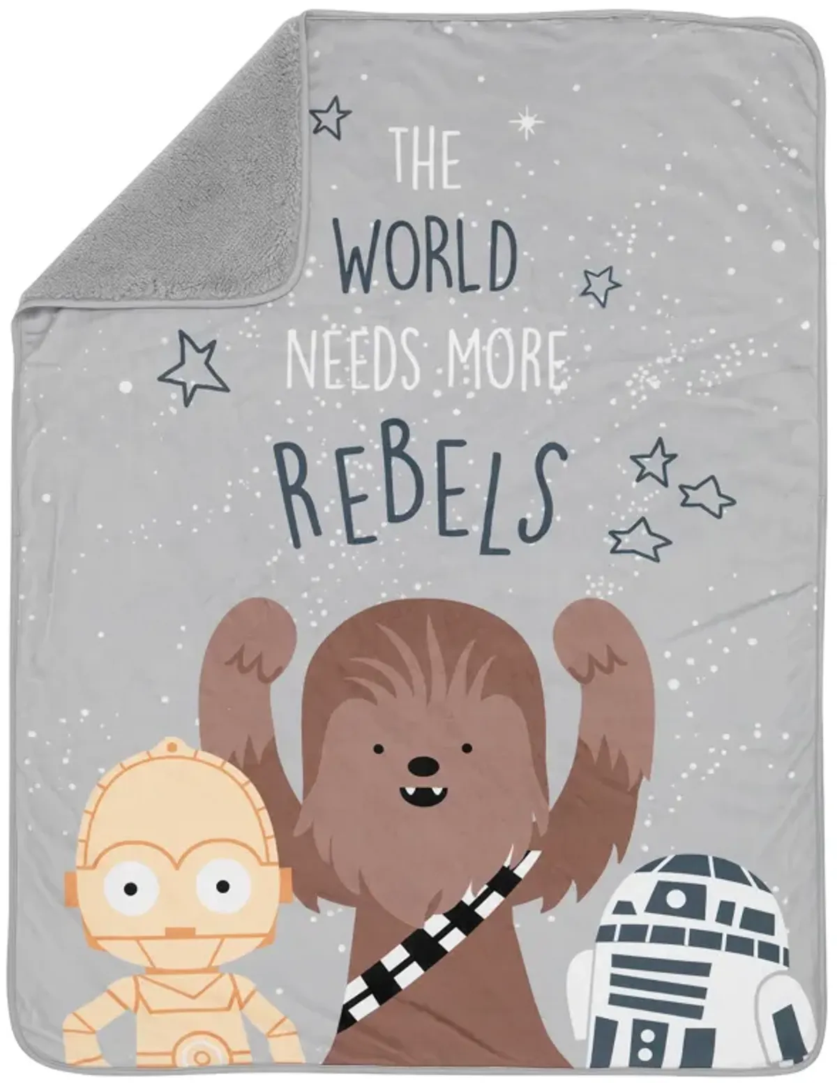 Lambs & Ivy Star Wars Rebels Baby Blanket - Gray