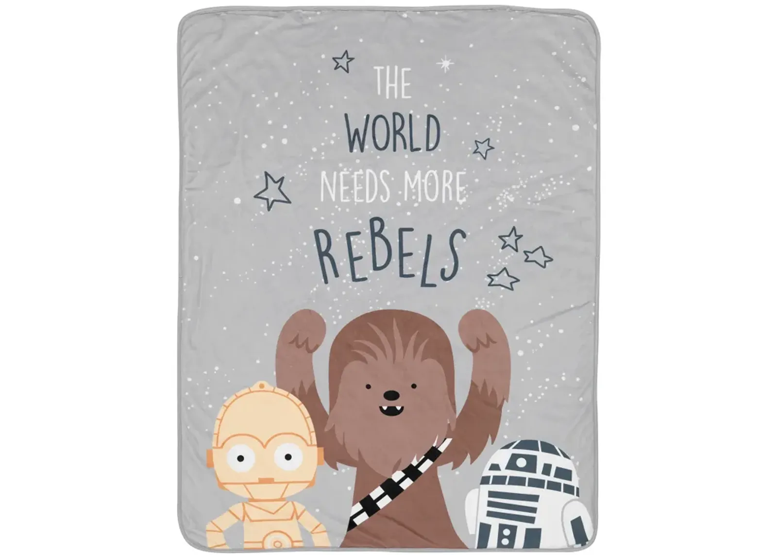 Lambs & Ivy Star Wars Rebels Baby Blanket - Gray