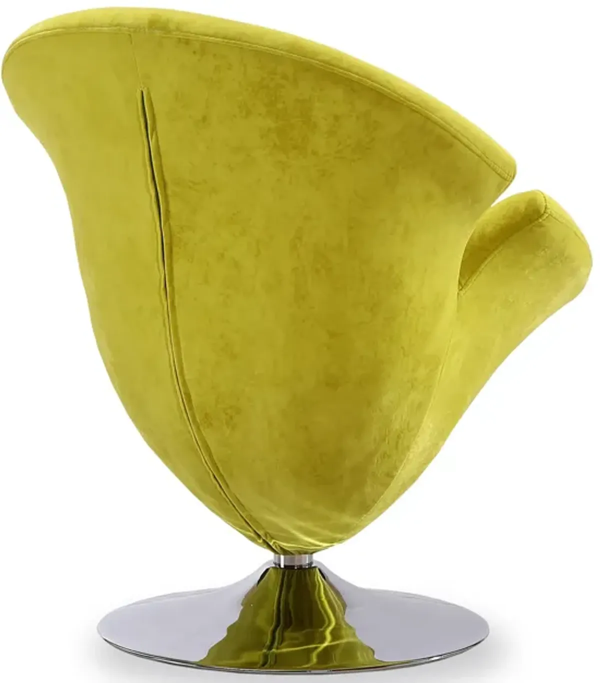 Tulip Green Swivel Accent Chair