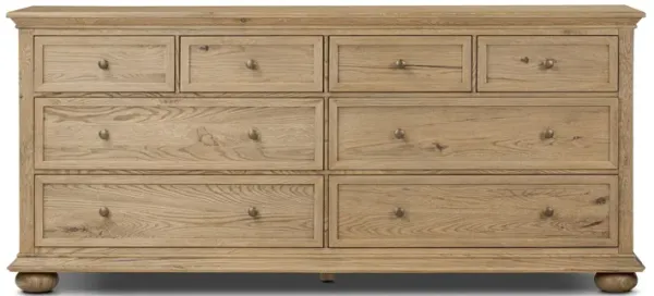 Geoffrey Worn Oak Wide Dresser