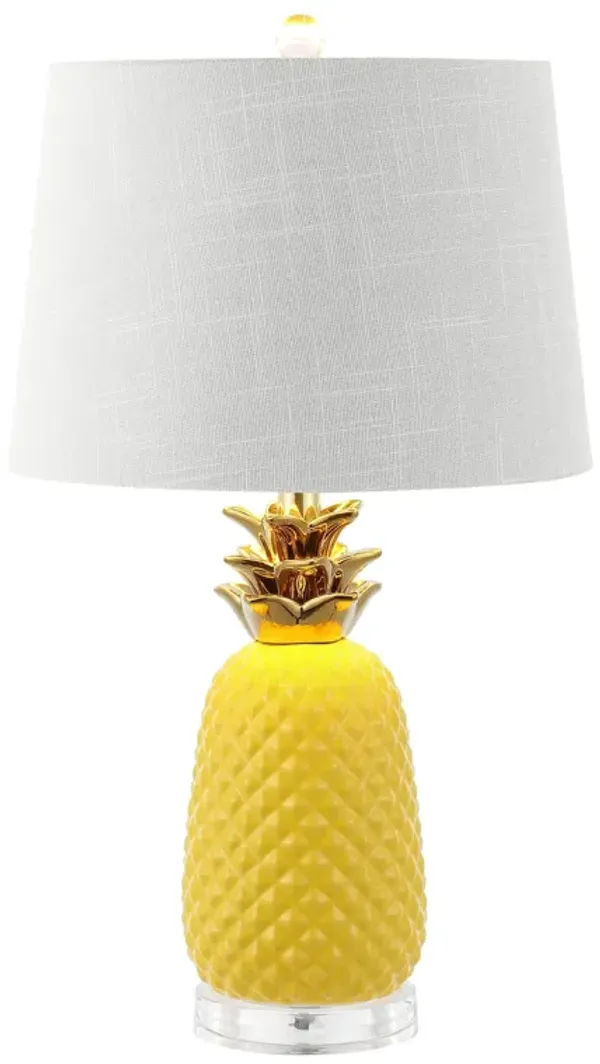 Pineapple Ceramic LED Table Lamp