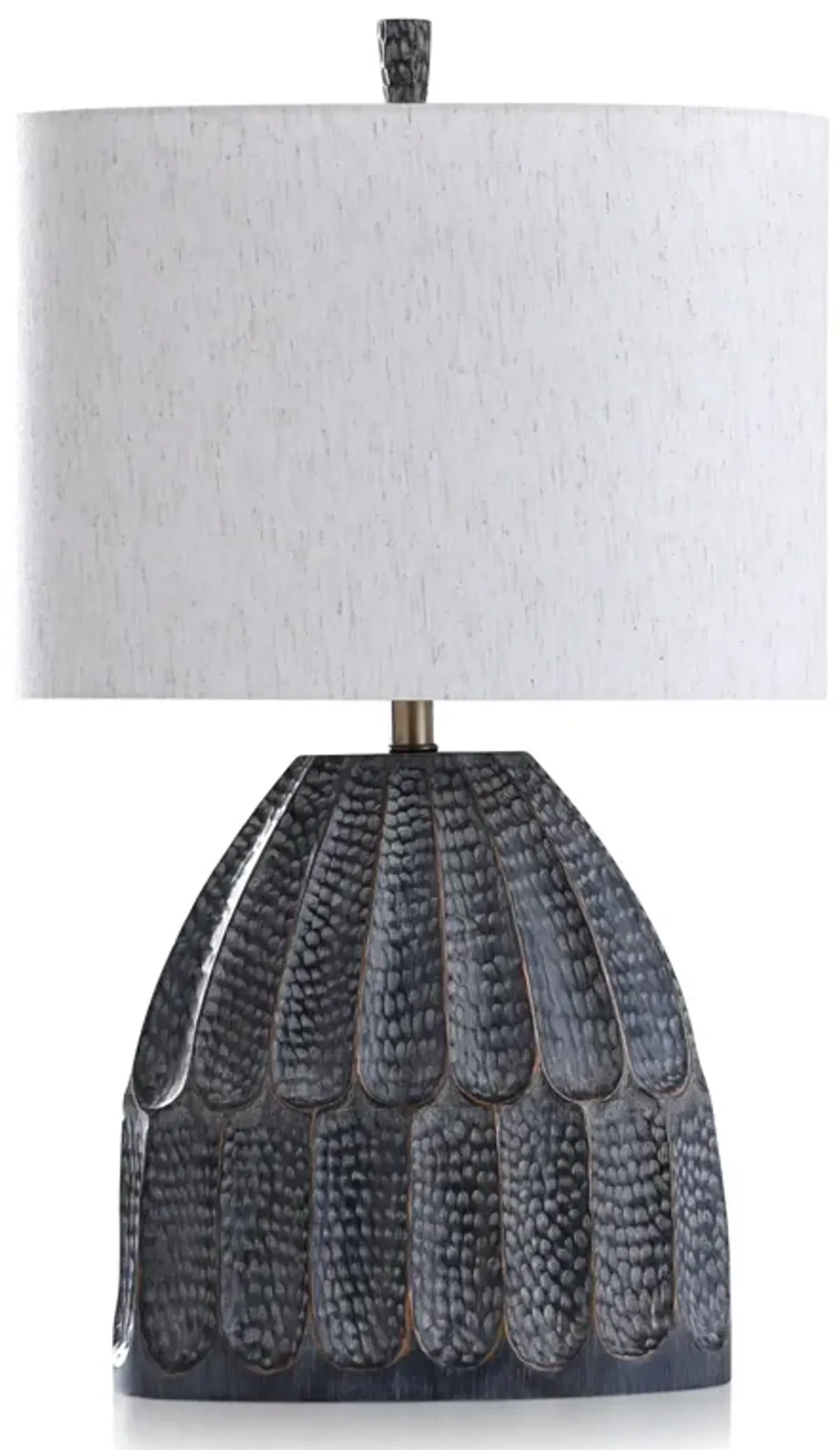 Hammered Malta Black Table Lamp