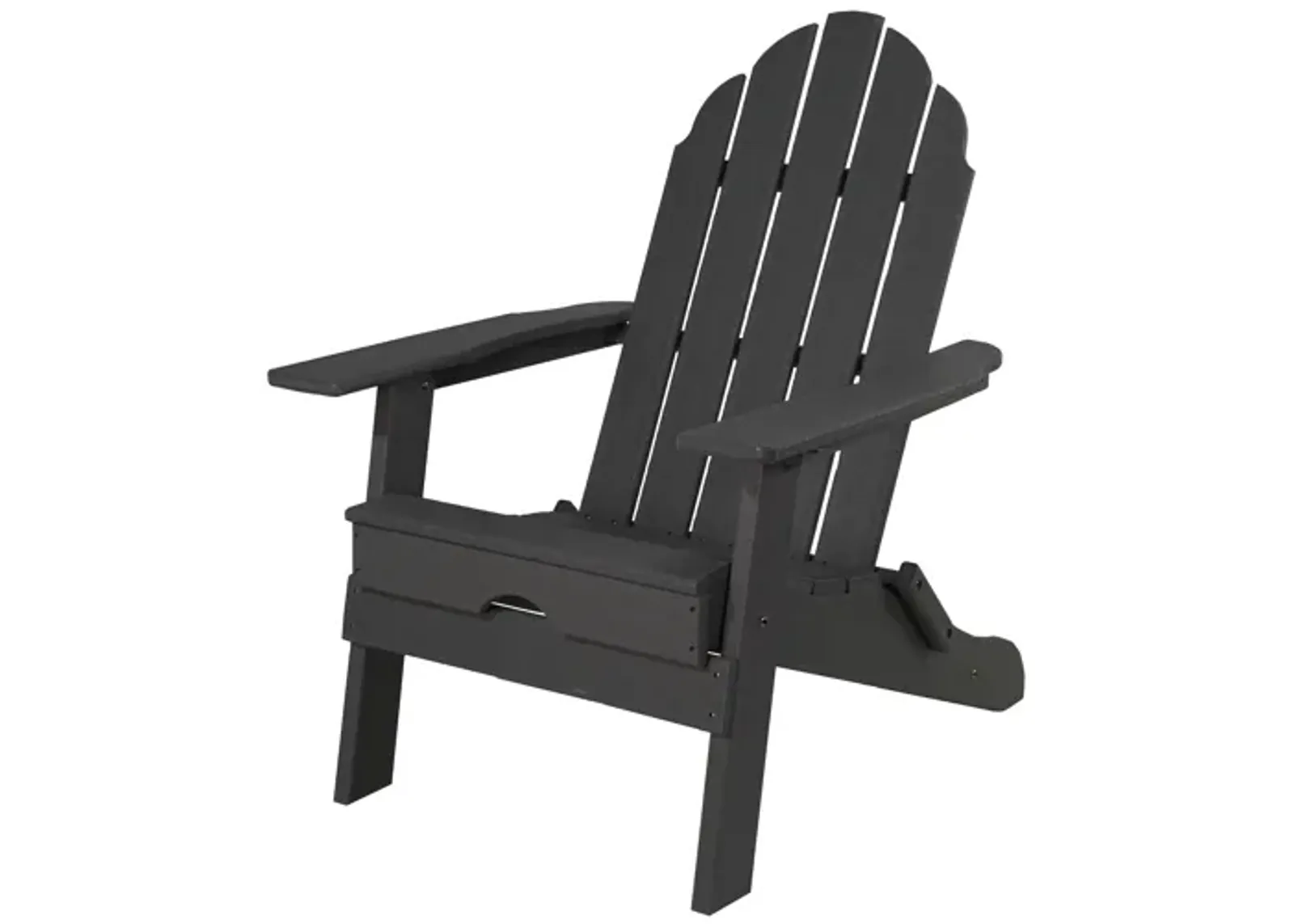 ResinTEAK Folding Adirondack Chair For Fire Pits, Patio, Porch, and Deck, New Tradition Collection