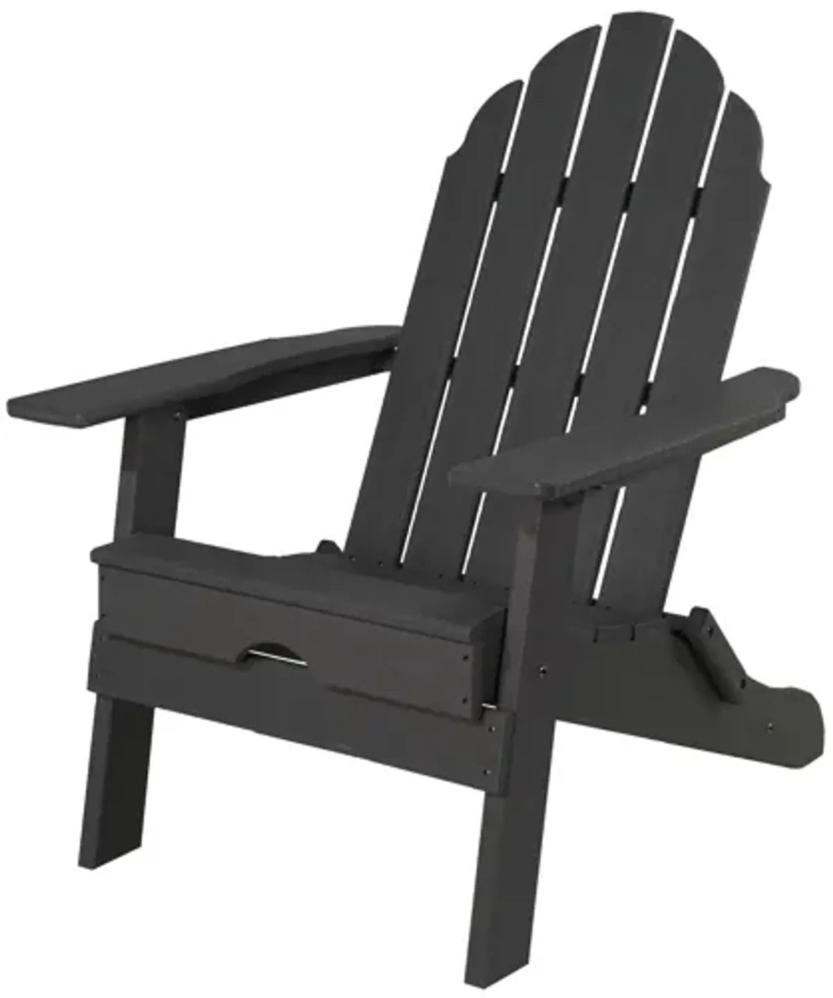 ResinTEAK Folding Adirondack Chair For Fire Pits, Patio, Porch, and Deck, New Tradition Collection