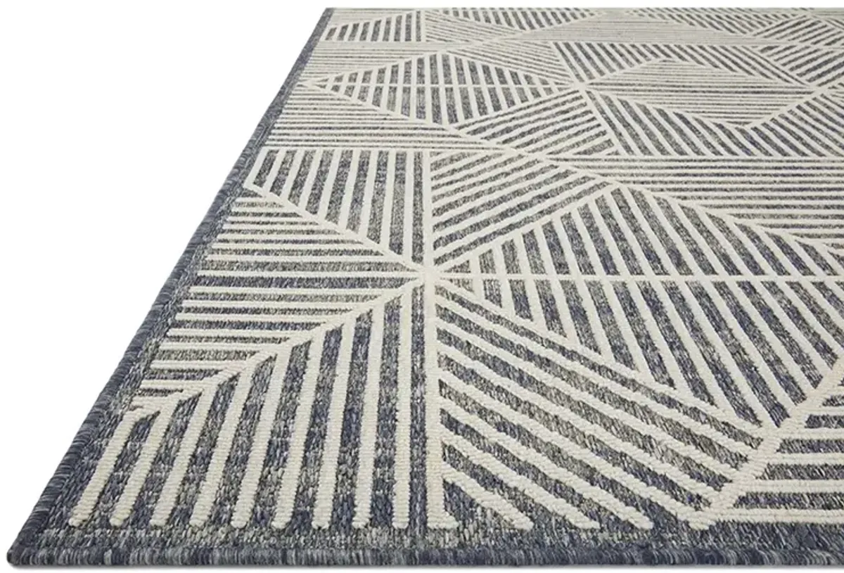 Rainier Denim/Ivory 9'2" x 12'2" Rug