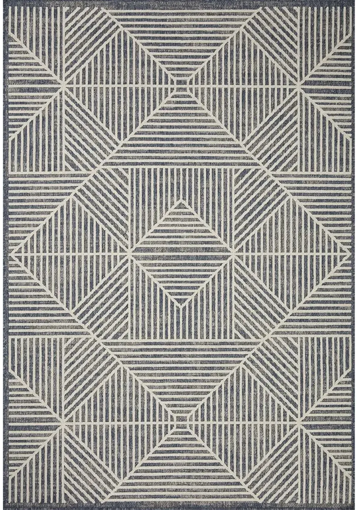 Rainier Denim/Ivory 9'2" x 12'2" Rug