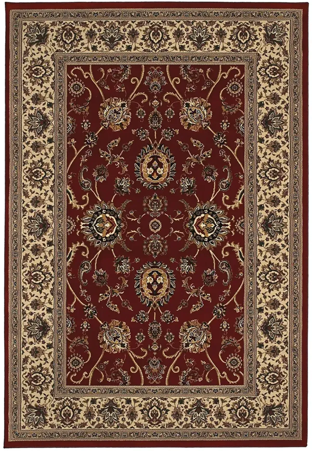 Ariana 8' Red Rug