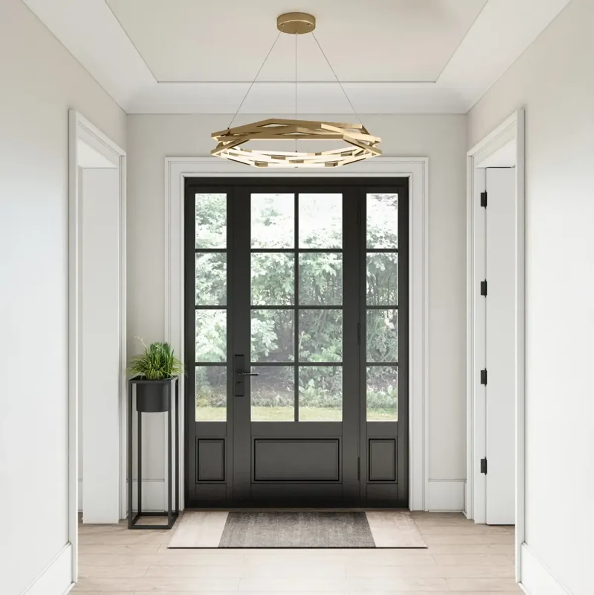 Catana 32'' Wide Bronze Integrated LED Pendant