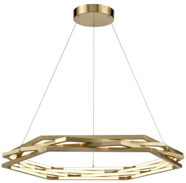 Catana 32'' Wide Bronze Integrated LED Pendant