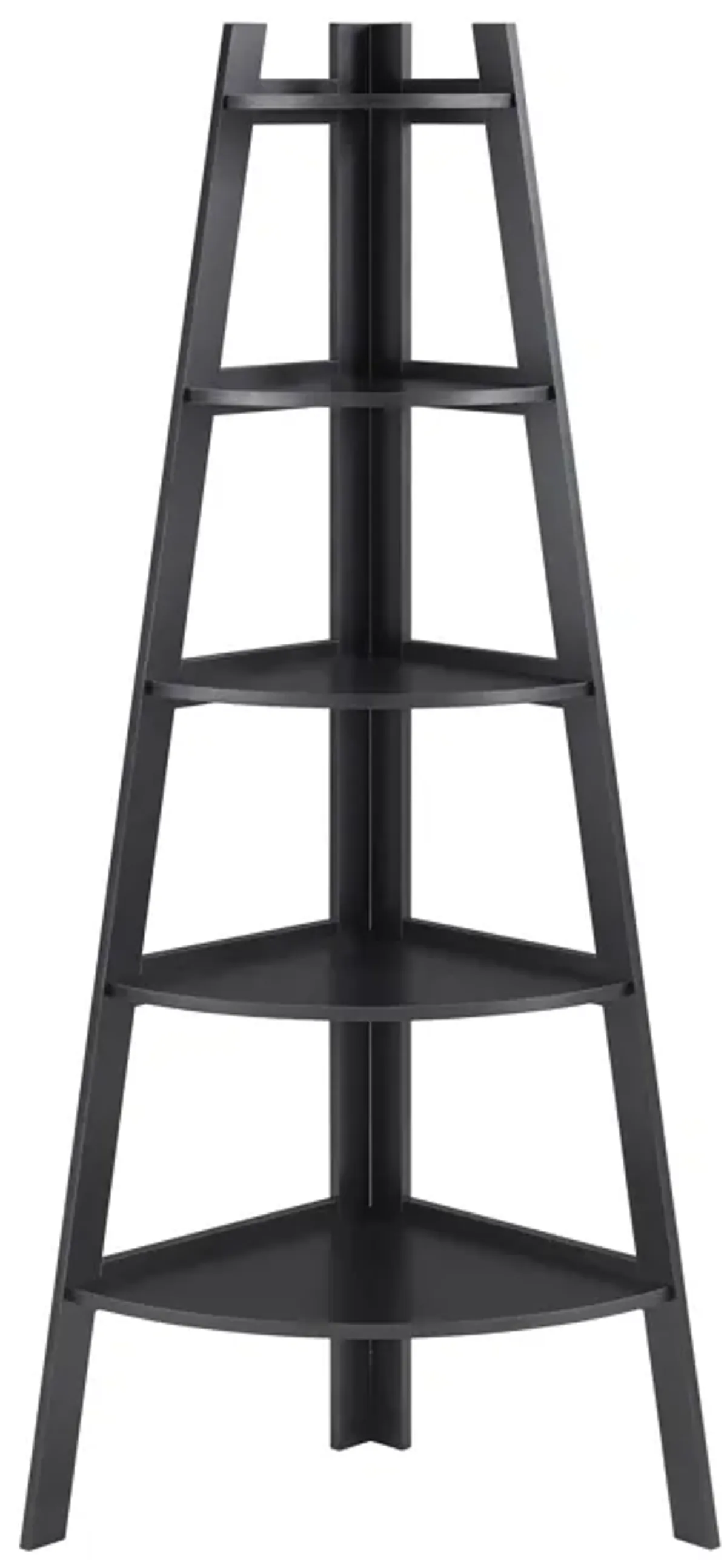 Five Tier Corner Ladder Display Bookshelf