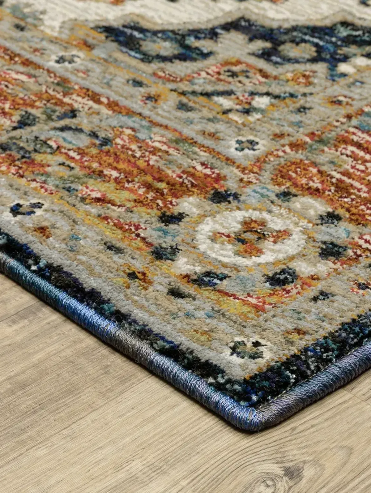 Andorra 2'3" x 8' Blue Rug