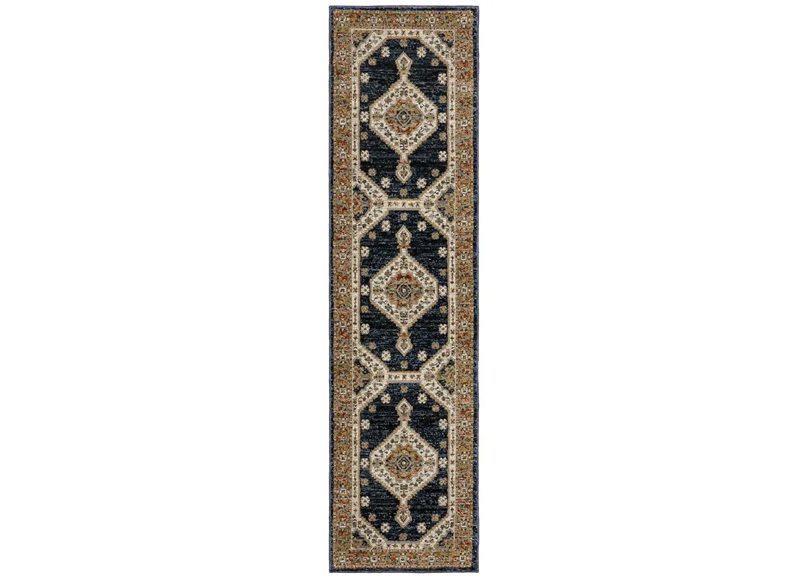 Andorra 2'3" x 8' Blue Rug