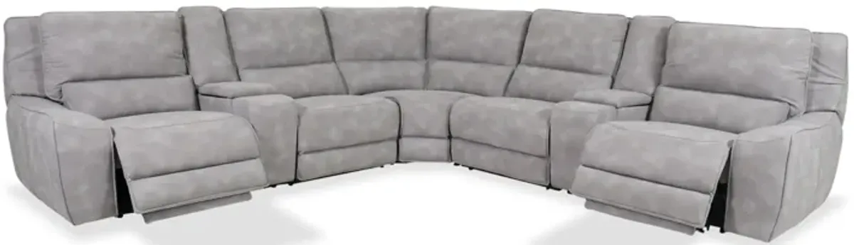 Buffy 7-Piece Sectional in Gray