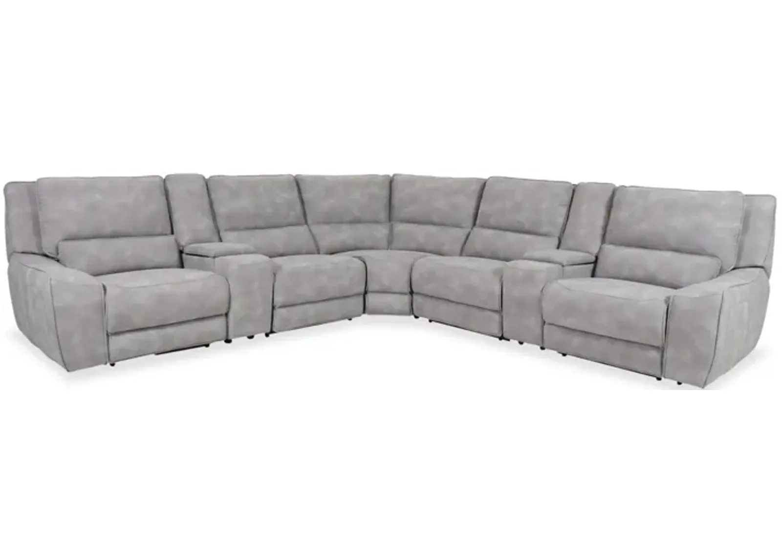 Buffy 7-Piece Sectional in Gray