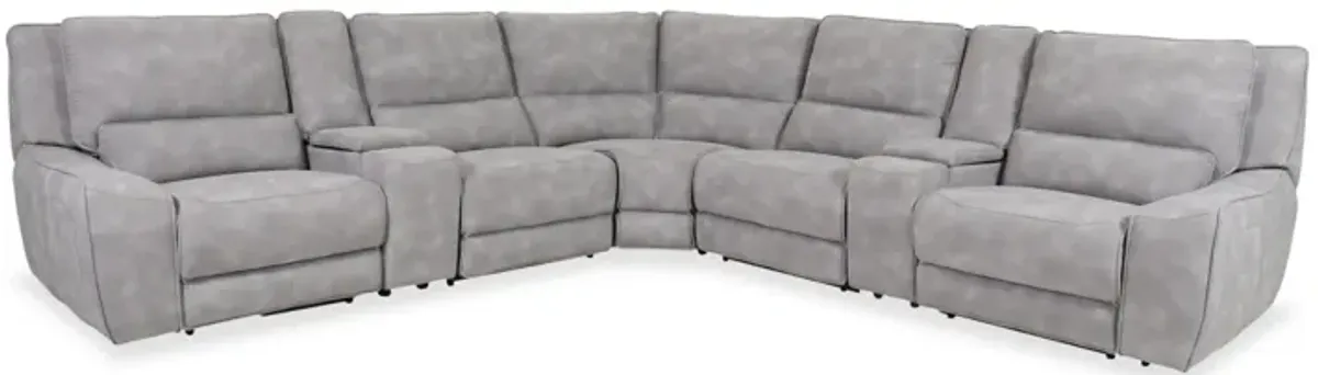 Buffy 7-Piece Sectional in Gray