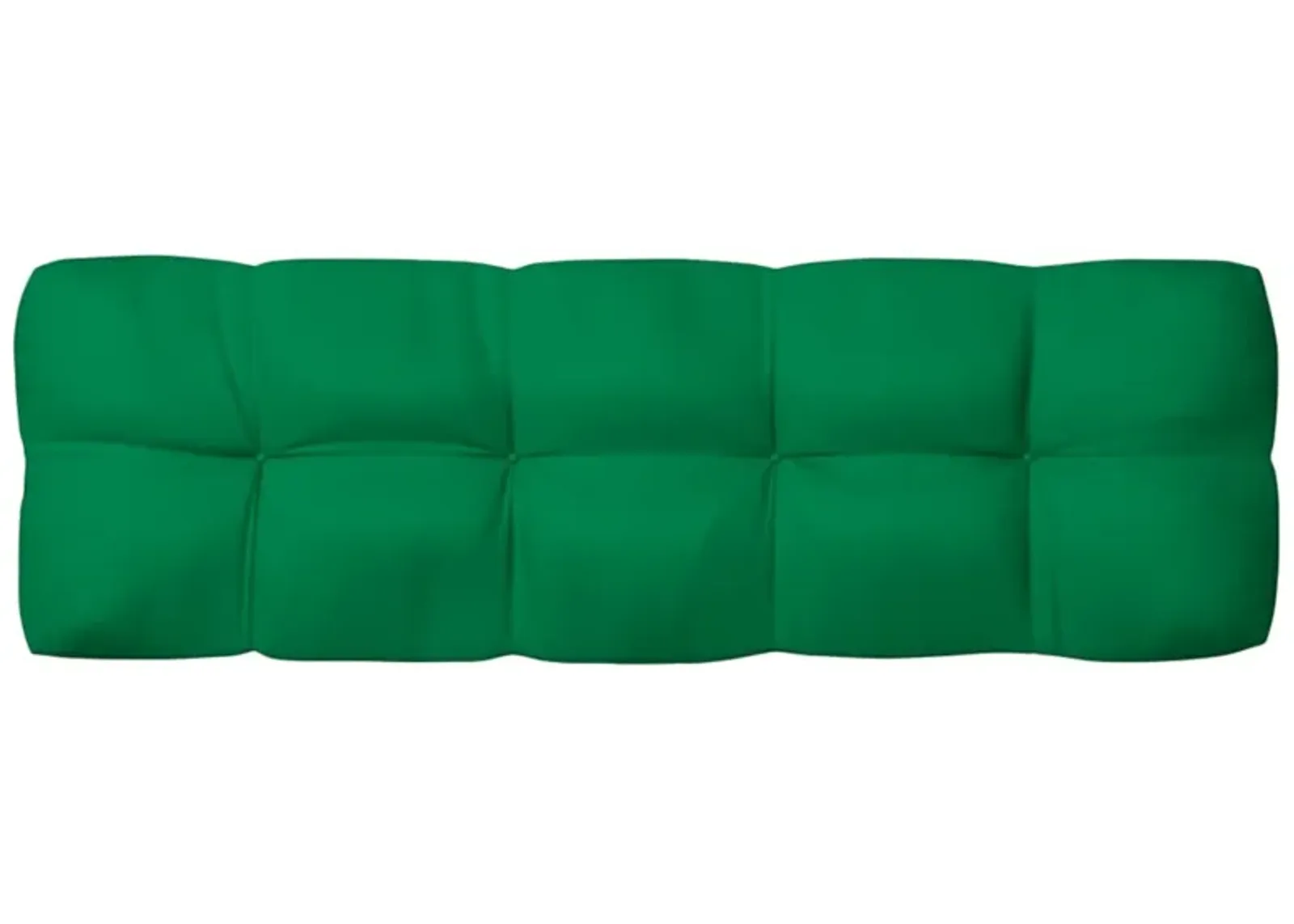 vidaXL Pallet Sofa Cushion Green 47.2"x15.7"x4.7"