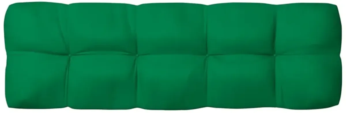 vidaXL Pallet Sofa Cushion Green 47.2"x15.7"x4.7"