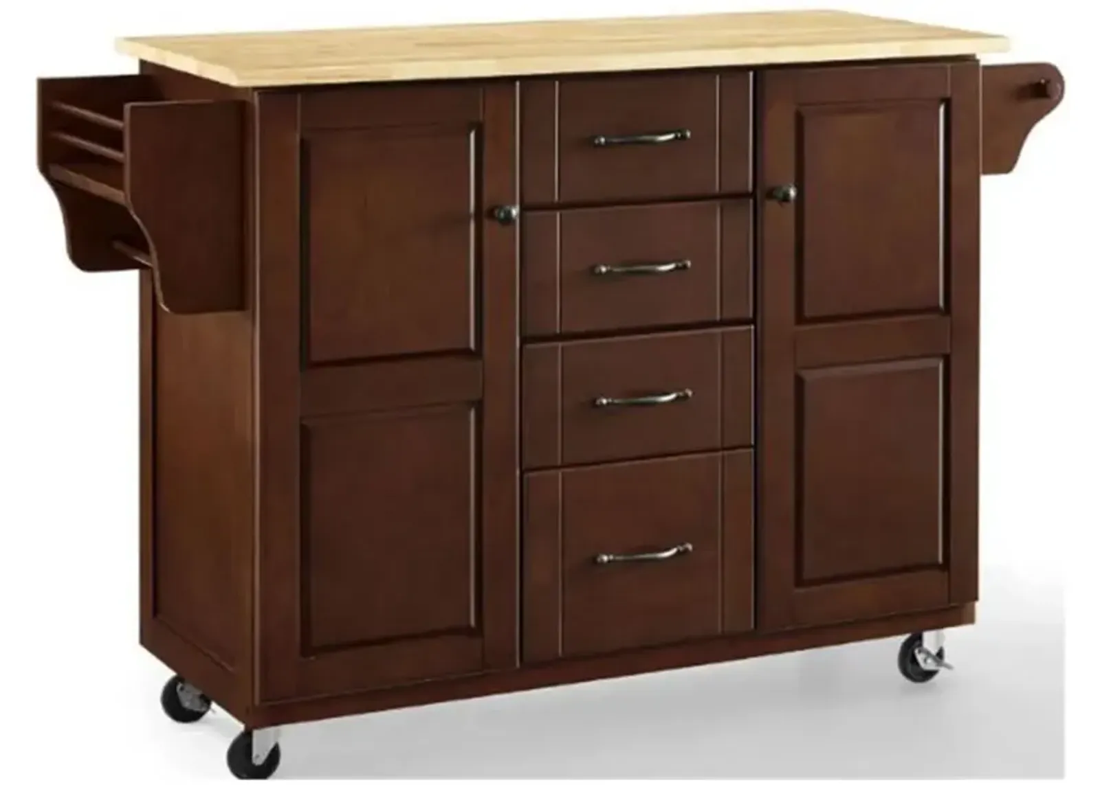 Crosley Furniture Eleanor Stainless Steel Top Kitchen Island