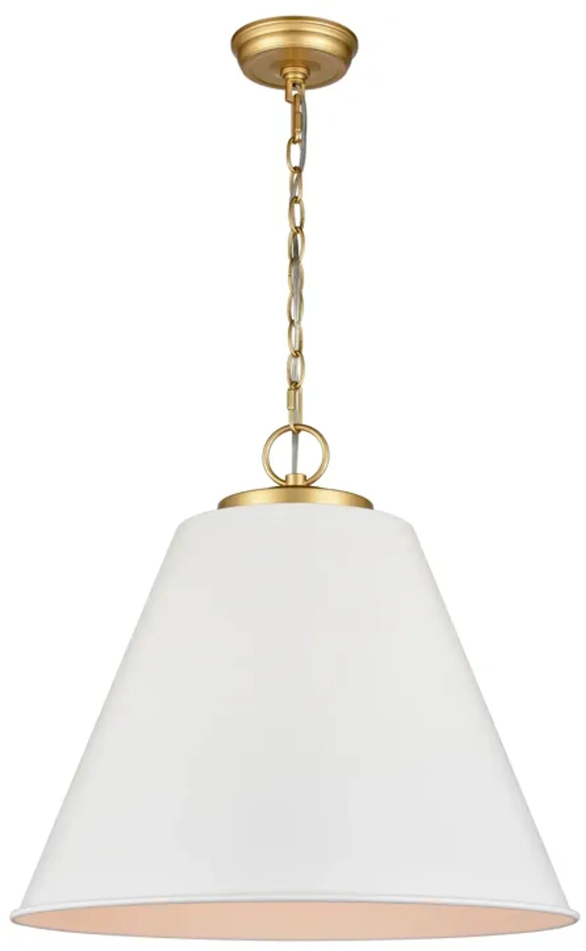 Vellus 20.5" wide White Pendant