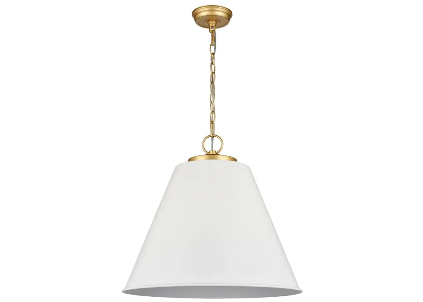 Vellus 20.5" wide White Pendant