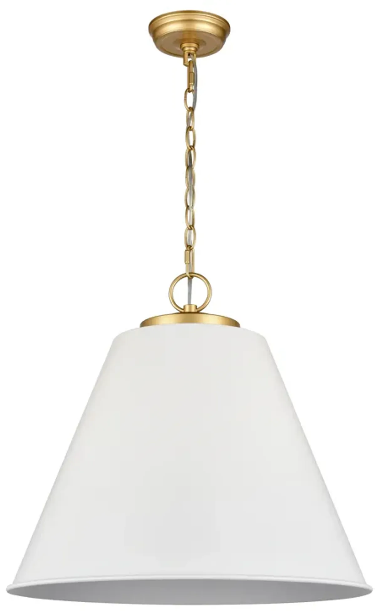 Vellus 20.5" wide White Pendant