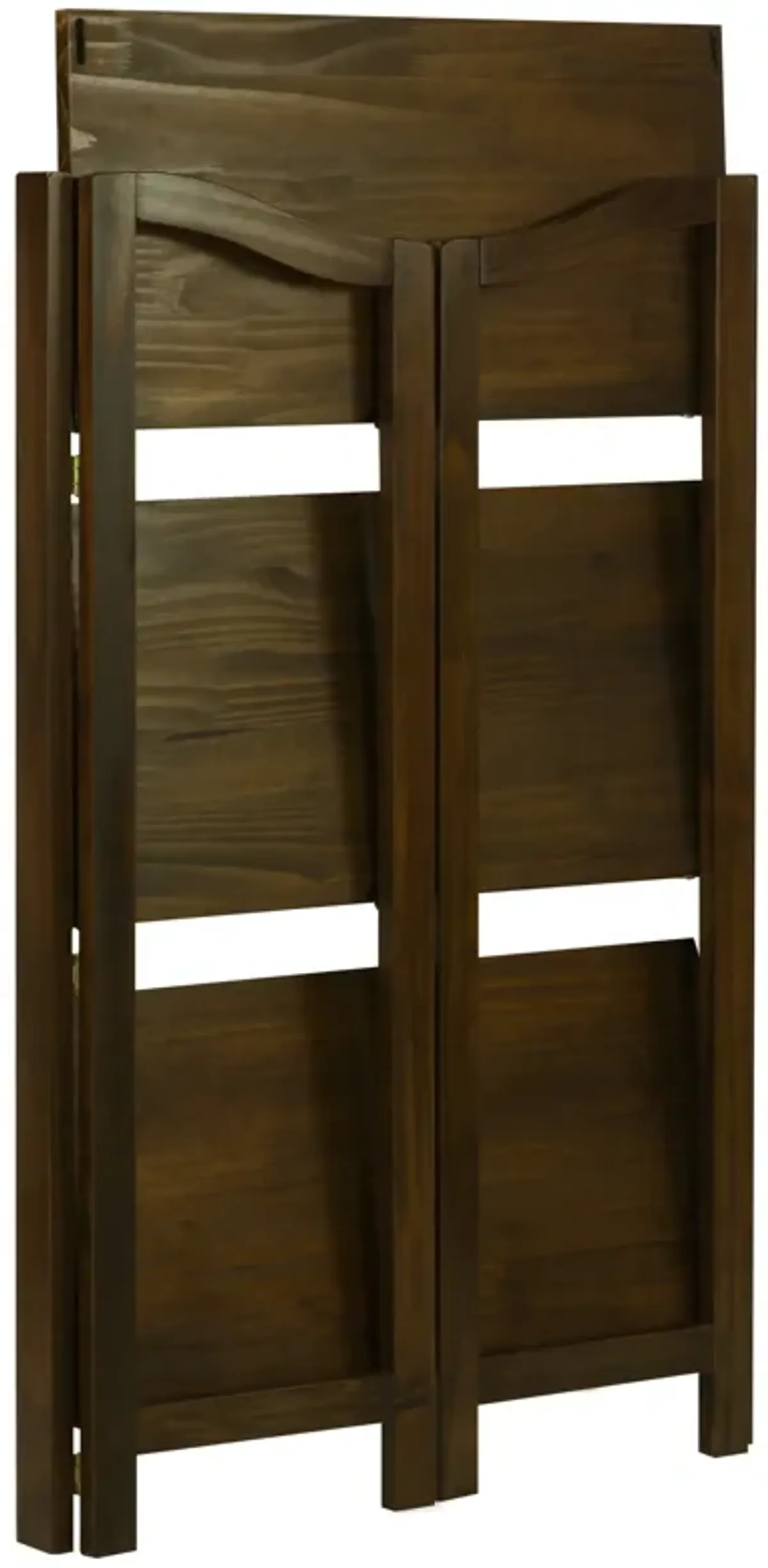 Casual Home Stratford 3-Shelf Folding Bookcase-Warm Brown