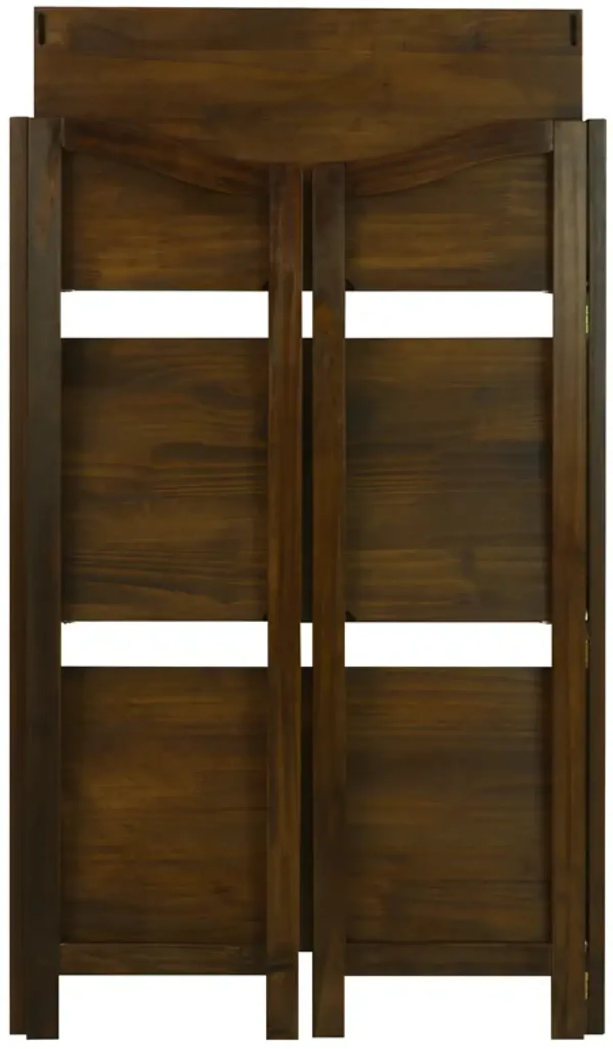 Casual Home Stratford 3-Shelf Folding Bookcase-Warm Brown