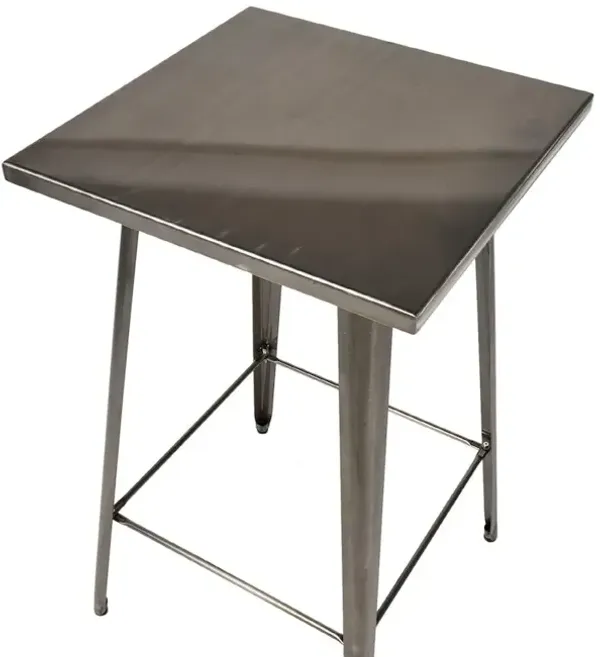 Commercial Seating Products Gunmetal Square Cocktail Table