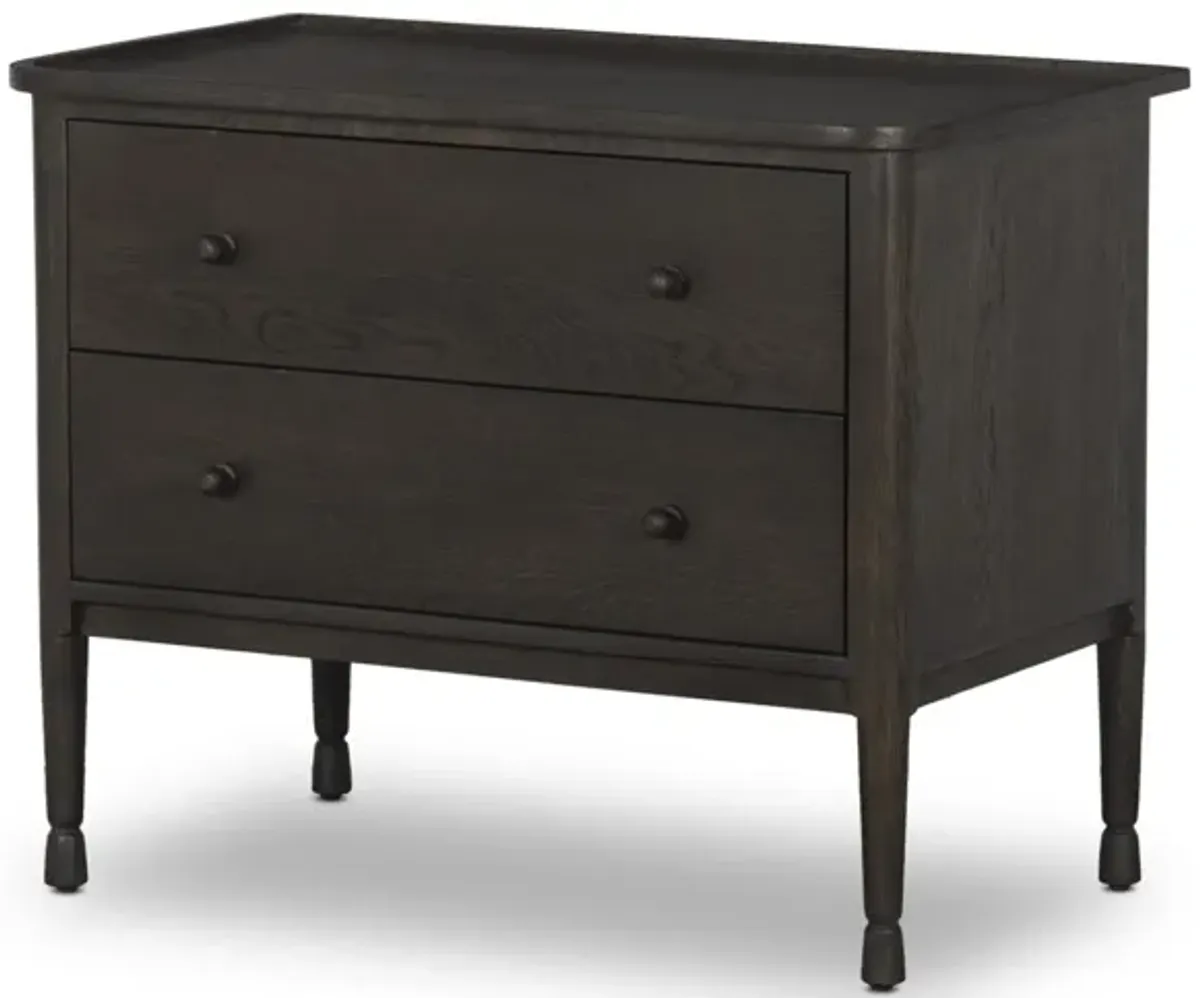 Franny Espresso Oak Nightstand