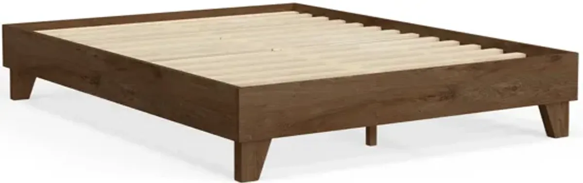 eLuxury Wooden Platform Bed Frame