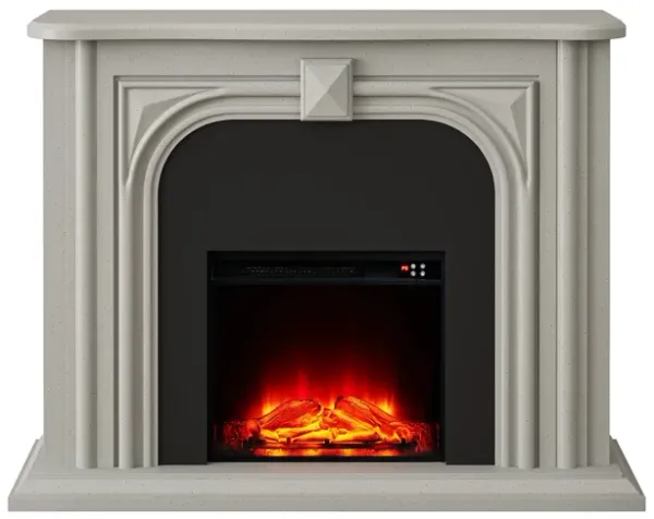 FESTIVO 47.5" Wide Freestanding Fireplace with Realistic LED Flames