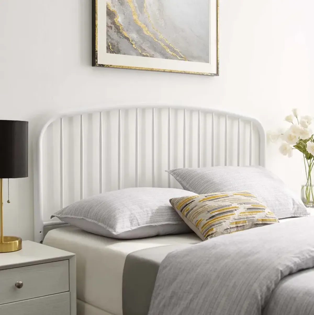 Nova Twin Metal Headboard