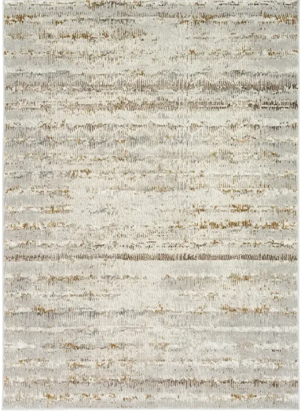 CK073 Compass CMP01 Ivory/Rust 5'3" x 7'3" Rug