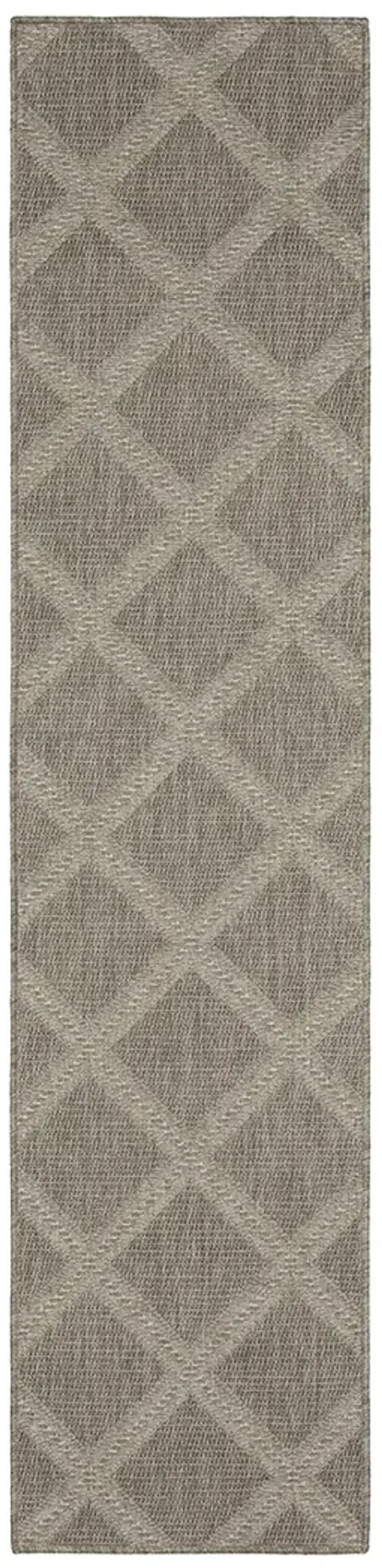 Caicos 1'10" x 7'6" Grey Rug