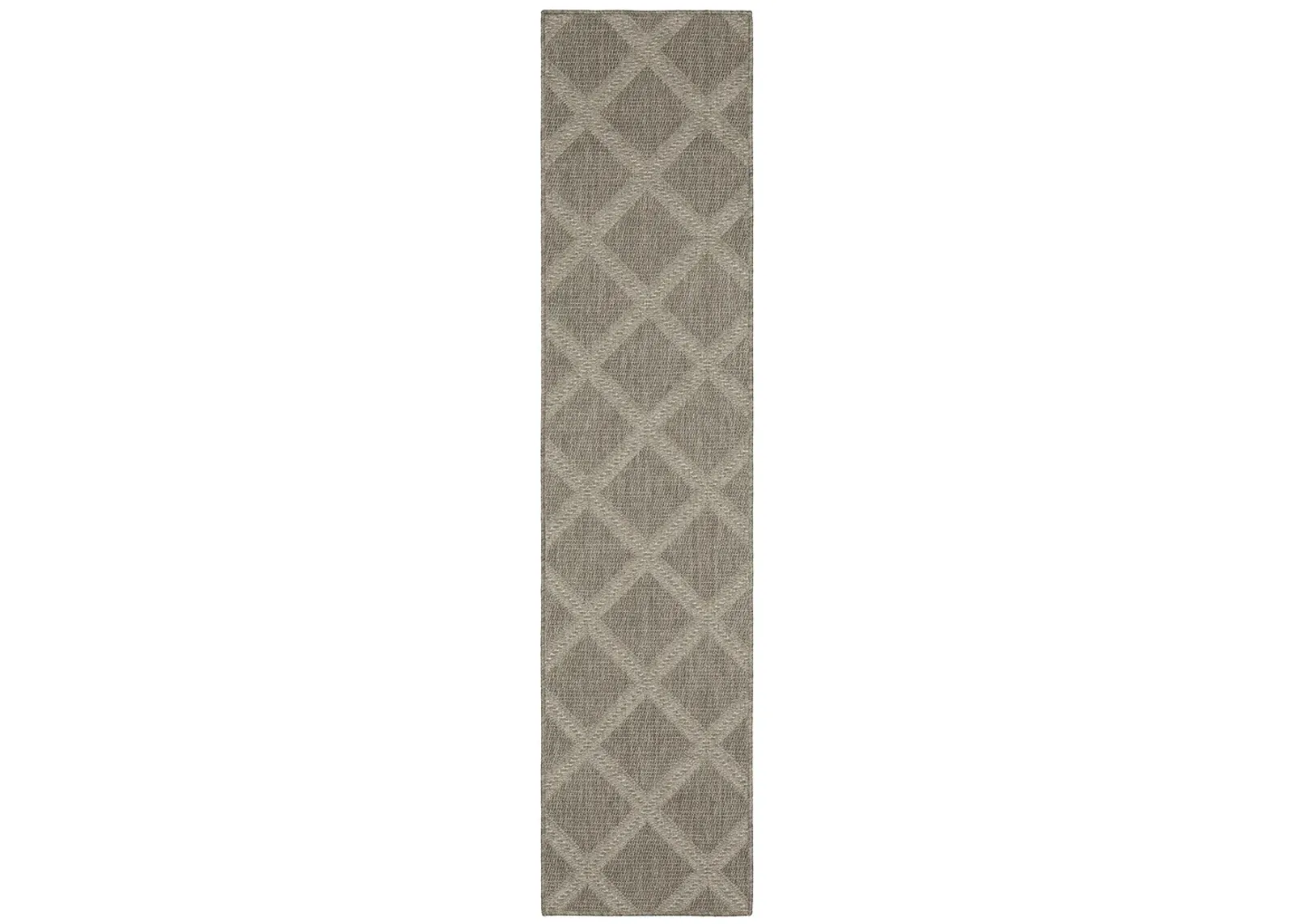 Caicos 1'10" x 7'6" Grey Rug